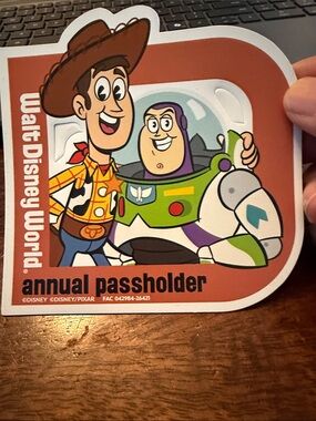 Disney Toy Story Woody & Buzz Annual Passholder Magnet
